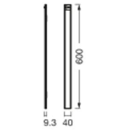 Lampka LED Podszafkowa Listwa 4W 270lm CCT z Czujnikiem Ruchu Zmierzchu Bateryjna Szary Linear Ledvance