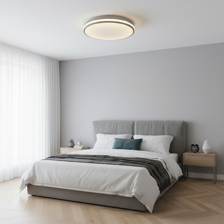 Plafon ORBIT 30 oprawa lampa sufitowa LED 15W GOLDLUX NIKIEL 1600lm 4000K