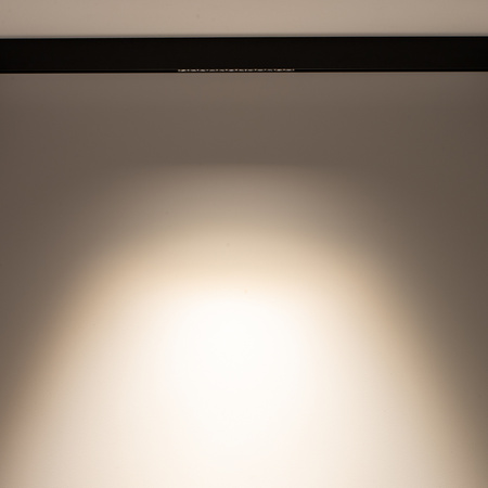 Reflektor Szynowy Lampa do Szynoprzewodów 1-fazowy LED 9W 800lm 3000K Ciepła Czarny Industrialna LVM FOCUS 10144 Nowodvorski