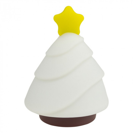 Lampka Nocna Dziecięca LED 2.5W 3000-6000K Ciepła i Zimna + Wielokolorowa RGB Akumulatorowa 1200mAh Biała CHOINKA MARY'S