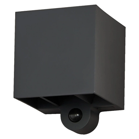 Lampa Ogrodowa Zewnętrzna Kinkiet Elewacyjny LED 2.5W 180lm 3000K IP54 Szary z Czujnikiem Ruchu i Zmierzchu Endura Ledvance