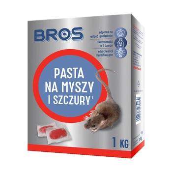 Pasta na Myszy i Szczury Silna Trutka 1kg BROS