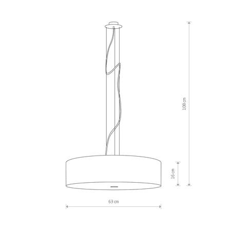Lampa Sufitowa Wisząca 3x E27 Biała Nowoczesna VIVIANE 6772 Nowodvorski