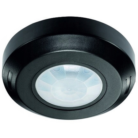 Czujnik Ruchu i Zmierzchu PIR 360° 6m Sufitowy Czarny