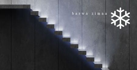 Oprawa schodowa Decorus 9 LED 1,2W biała PROVERO zimna