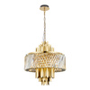 Lampa Sufitowa Żyrandol MARGOT Złota 9xE14 Milagro