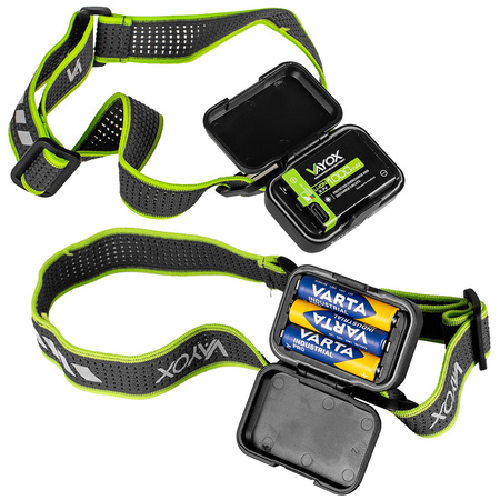 LATARKA Akumulator Czołowa LED 800LM CREE + SMD PRO SERIES VA0196 VAYOX