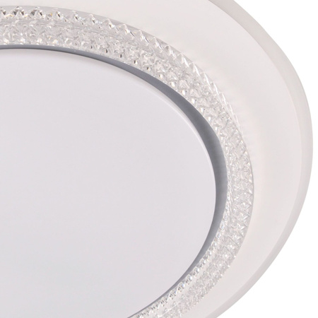 Plafon LED Oprawa Sufitowa 72W 8000lm CCT 120° Biała IP44 Pilot Ściemnialna Adela Sanico Goldlux