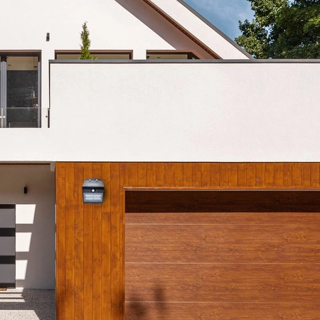 Lampa Ogrodowa Solarna Kinkiet Elewacyjny BUTTERFLY LED IP65 3,2W 4000K Czujnik Czarna Eko-Light