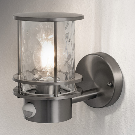 Lampa Ogrodowa Zewnętrzna Kinkiet Elewacyjny LED E27 IP44 Srebrny Endura Ledvance