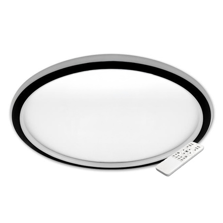 Lampa sufitowa PLAFON LED żyrandol 66W 3000K-6500K czarny + pilot