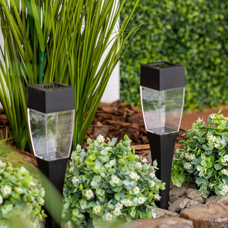 Lampa Solarna Ogrodowa LED Wbijana 5500-6000K IP44 Czujnik Zmierzchu