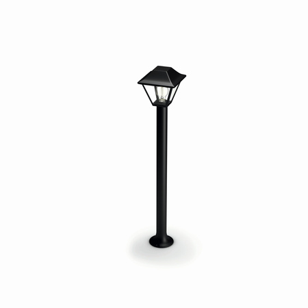 Lampa Ogrodowa LED Zewnętrzna ALPENGLOW myGarden E27 IP44 Słupek 90cm Latarnia Czarna PHILIPS