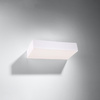 Lampa Ścienna Kinkiet 2x G9 Prostokątna Biała Nowoczesna Taugan Sollux
