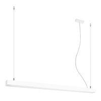 Lampa Sufitowa LED Wisząca PINNE 31W 3000K Liniowa 117cm Biała SOLLUX