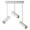 Lampa Sufitowa Reflektor Punktowy 3x GU10 Biała Złota PORTO Sanico Goldlux