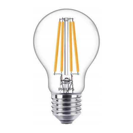 Żarówka LED E27 A60 10.5W = 100W 1521lm 2700K Ciepła Filament PHILIPS