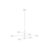 Lampa Sufitowa Wisząca 6x GX53 Biała Nowoczesna ORBIT 7942 Nowodvorski