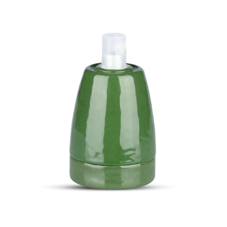 Lampa Wisząca Oprawa E27 Porcelanowy klosz zielony VT-799 V-TAC