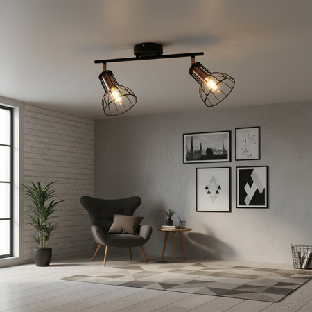 Oprawa ścienna kinkiet Spot Sofia 2xE14 GOLDLUX (Polux)