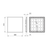 Panel LED 60x60 36W 3200lm 4000K Biała Projetline Philips