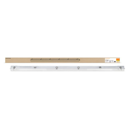 Lampa Oprawa Hermetyczna G13 Natynkowa Szary 158.5x6.5cm IP65 IK08 Dampproof Ledvance