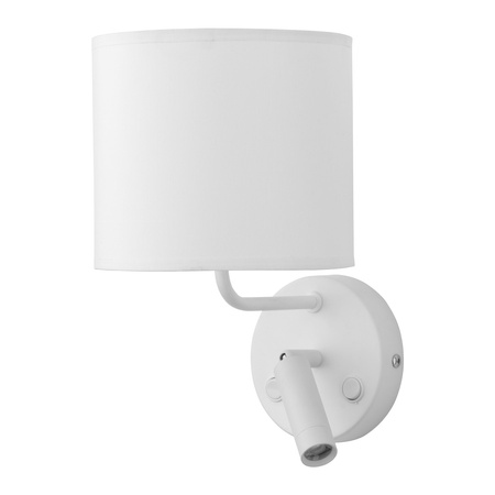 Lampa Ścienna Kinkiet RICHI Biało-Srebrna Nowoczesna E27 4236 TK Lighting + LED do czytania