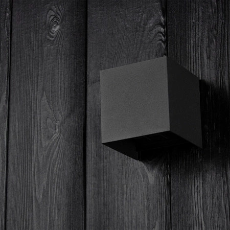 Lampa Ogrodowa LED Kinkiet Elewacyjny G9 Oprawa Zewnętrzna Czarna Góra/Dół z Regulowanym Kątem Świecenia Kira