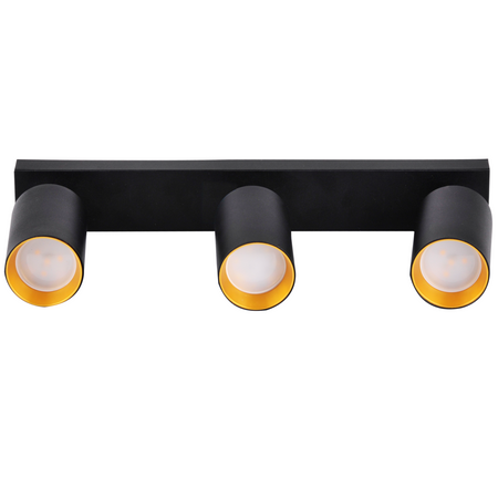 Lampa Listwa Oprawa Sufitowo-Ścienna LED 3 x GU10 MARIBEL Czarny GOLDLUX (Polux)