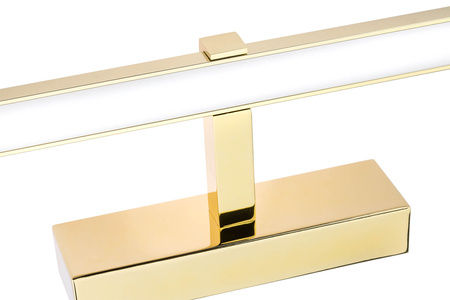 Lampa Ścienna VENUS Złota LED 12W Kinkiet 60cm Nowoczesna ProVero