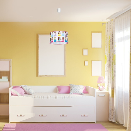 Lampa Wisząca Sufitowa PRINCESS 1xE27 Milagro