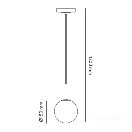 Lampa Wisząca Dekoracyjna Zwis G9 Szara Elegance Kobi