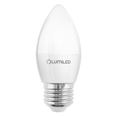 Żarówka LED E27 Świeczka B35 5W = 40W 470lm 6500K Zimna 180° LUMILED