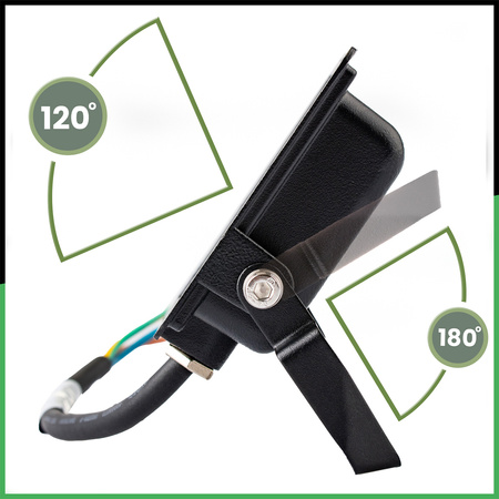 Naświetlacz LED ZUNA2 30W 2700lm 4000K IP65 Czarny LUMILED