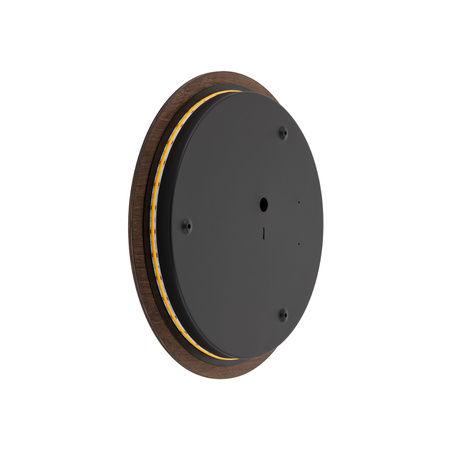 Kinkiet Ścienny Lampa Natynkowa LED 13W 160lm 3000K Ciepła Złota Nowoczesna RING WOOD LED L 10282 Nowodvorski