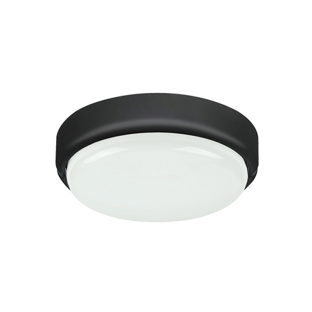 Lampa Ogrodowa Sufitowa Zewnętrzna Kinkiet Elewacyjny 15W 1100lm 4000K IP54 Czarny Nowoczesny Hort Rabalux