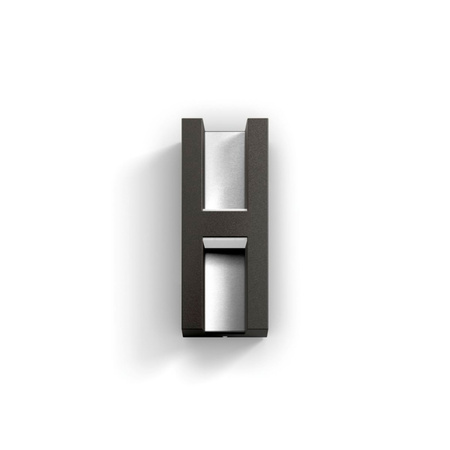 Kinkiet Ogrodowy Lampa Elewacyjna Zewnętrzna LED 9W 1000lm 2700K IP44 Antracyt Shades Philips