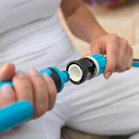 Zestaw DISCOVER Wózek z Wężem MULTIFLEX 1/2" 25m z Końcówkami i Pistoletem ERGO CELLFAST