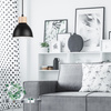 Lampa Wisząca Sufitowa NICO E27 Czarna Drewniana LM-1.143 Lamkur