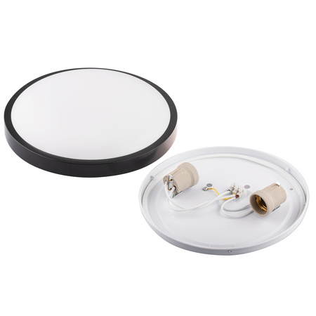 Plafon LED Lampa Sufitowa Natynkowa 2x E27 DUALIO Okrągły IP44 30cm LUMILED