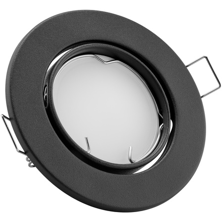 Oprawa Halogenowa Podtynkowa Ruchoma Okrągła AURELI Grafit Blacha MR16 GU10 LUMILED