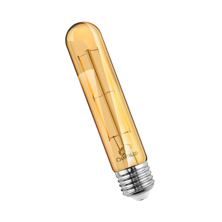 6x Żarówka LED E27 T30 6W = 50W 660lm 3000K Ciepła 360° Amber Filament LUMILED