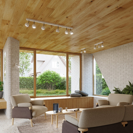 Lampa Sufitowa Oprawa Natynkowa Reflektor 3x GU10 Ruchoma Minimalistyczna Kulista Biała Nowoczesna Oculare Sollux