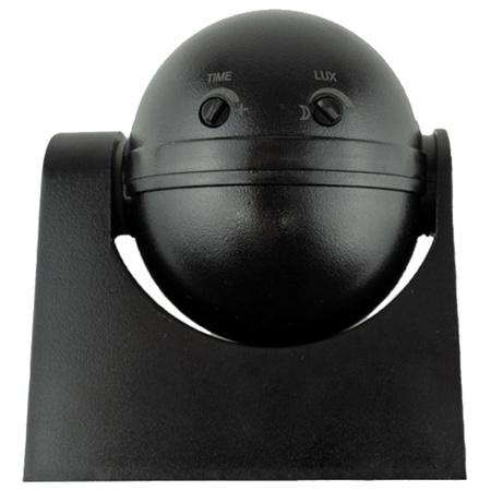 Czujnik Ruchu i Zmierzchu PIR 180° 12m IP44 Czarny