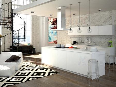 Oprawa sufitowa halogenowa ELNIS L MR16 GU10 biały chrom Kanlux