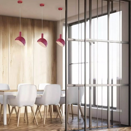 Lampa Wisząca Oprawa E14 Ruchomy klosz różowy VT-7100 V-TAC