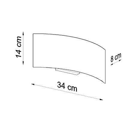 Lampa Ścienna Kinkiet 2x G9 Prostokątna Czarna Nowoczesna Magnus Sollux