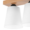 Lampa Sufitowa LULA 2xE27 Biała Dębowa LM-2.200 Lamkur