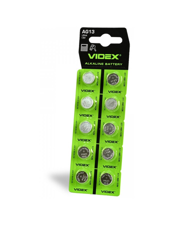 Bateria Litowa Guzikowa Videx AG 13 LR44 1.5V 10szt