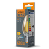 Żarówka LED E14 C35 Świeczka 6W = 52W 680lm 2200K Ciepła 360° FILAMENT Bursztynowa Videx